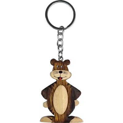 Prívesok na kľúče Dvedeti Drevená veľká Tiger