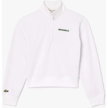 Lacoste Блуза Lacoste Relaxed-Fit Zip-Up Print Sweatshirt - White