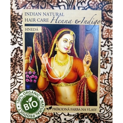 Henna & Indigo hnedá farba 1000 g