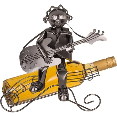 Out of the Blue Поставка за бутилки Out of the Blue Musician II 71/3289, 28x30 cm, музикант, сива (71/3289)