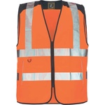 ČERVA EXPORT IMPORT a. s Работна жилетка cerva knoxfield hvps / hi-vis с щамповани 5 см светлоотразителни ленти - оранжева xl (0355000290004)