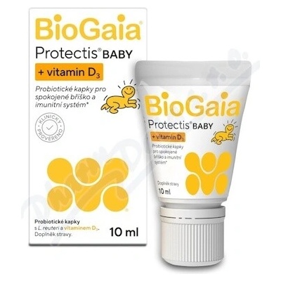 BioGaia Protectis BABY + vit.D3 probio kapky 10 ml
