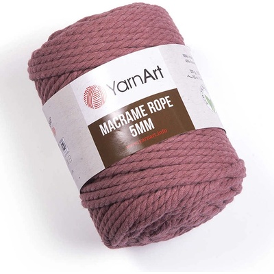 YarnArt Macrame Rope 792, 5mm - starorůžová