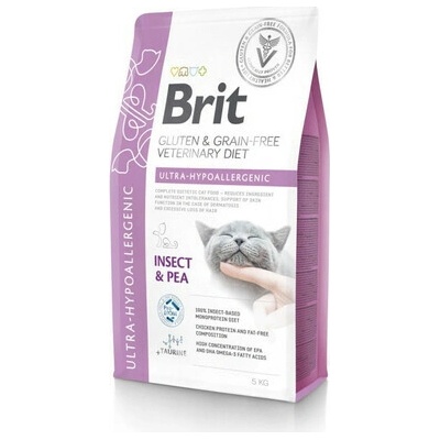 BRIT Veterinary Diet Cat Gluten Grain free Ultra-Hypoallergenic 5 kg