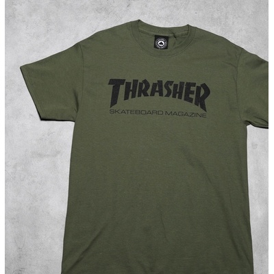 Thrasher Skate Mag Army Green