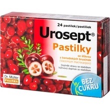 Dr. Müller Urosept pastilky bez cukru 24 ks