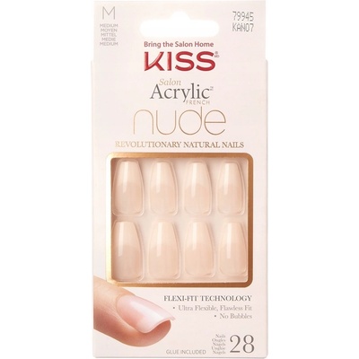 Kiss umělé nehty french KAN07 M 28 ks