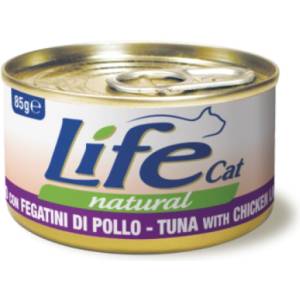 Life Pet Care Life Cat Natural Tuna & Chicken liver - с риба тон и пилешки дробчета 85 гр ZOO55298