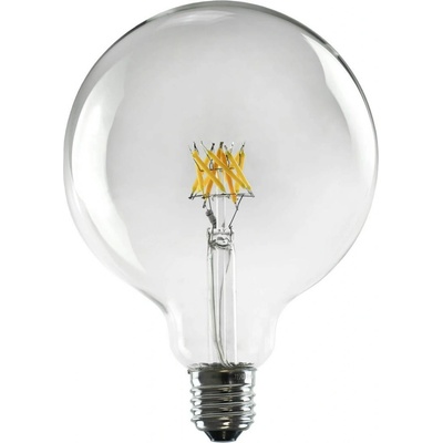 Segula LED E27 6W Globe 24V DC clear filament 927 ambient dim 55955
