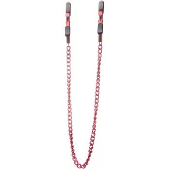 Ouch! by Shots Adjustable Nipple Clamps, red