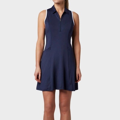 Callaway Racer Back Flounge Dress Peacoat