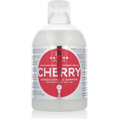 Kallos Cherry Hair Shampoo With Cherry Seed Oil 1000 ml