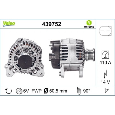 generátor VALEO 439752 VA 439752