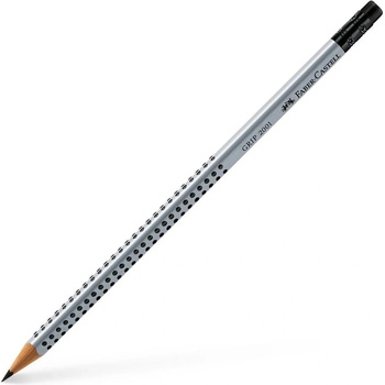 Faber-Castell Молив Grip 2001, чернографитен, B, с гума (1015100148)