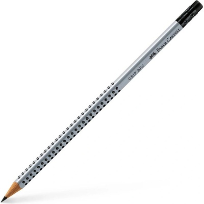 Faber-Castell Молив Grip 2001, чернографитен, B, с гума (1015100148)