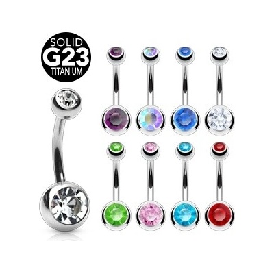 Šperky4U piercing do pupíku banánek titan TIT1001-Q