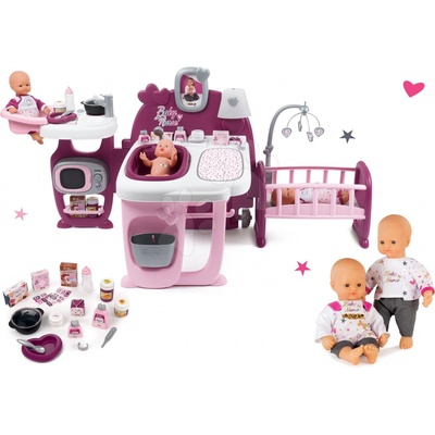 Smoby set domček pre bábiku Baby Nurse Doll´s Play Center 220327-5