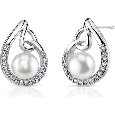 Eppi perlové napichovacie náušnice zo striebra Babey E32234