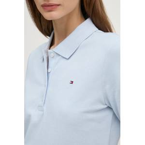 Tommy Hilfiger тениска с яка дамска с памук (WW0WW43224) - answear - 84,08 лв