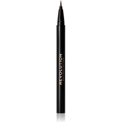 Makeup Revolution Hair Stroke Brow Pen fix na obočie Medium Brown 0,5 ml