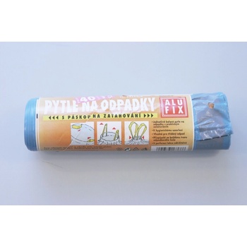 Alufix Zatahovací pytle na odpadky 40 l 15 ks 20µm modré