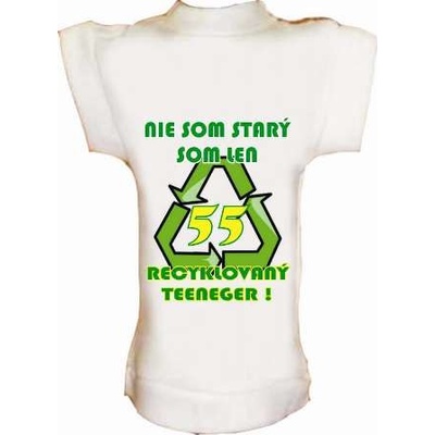 Tričko na fľašu k 55r. Recyklovaný