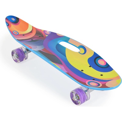 BYOX Скейтборд 26 с дръжка виолет (110772)
