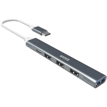 MARVO USB MARVO UH008 USB HUB - Type-C, 1x USB3.0, 3x USB2.0 (UH008)