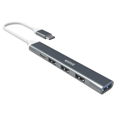 MARVO USB MARVO UH008 USB HUB - Type-C, 1x USB3.0, 3x USB2.0 (UH008)