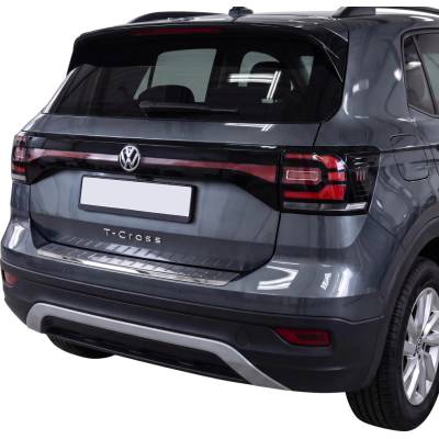 Omtec Nerezový leštený kryt hornej hrany zadného nárazníka VW T-CROSS 2019-23