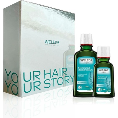 Weleda Rosemary Weleda Rosemary vlasové tonikum 100 ml + Weleda Rosemary vlasový olej pro posílení vlasů 50 ml