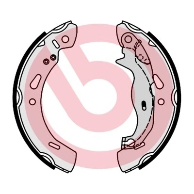 Sada brzdových čeľustí BREMBO S 24 548 (S24548)