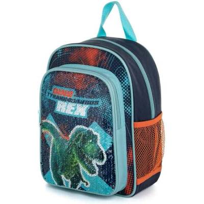 Detský predškolský batoh s flitrami Oxybag Premium Dinosaur