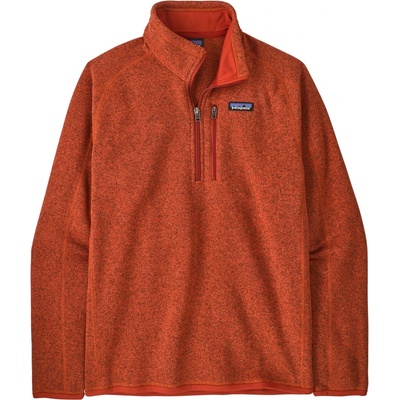 Patagonia Мъжки поларен пуловер Patagonia Better Sweater 1/4 Zip Fleece jumper - Coal Orange - размер XS (005-2892-3711)