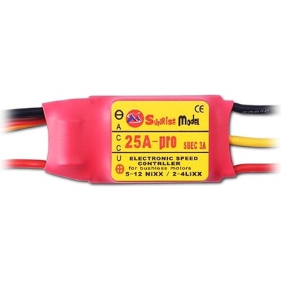 Regulátor otáček 25A SUNRISE Model SBEC - 3A