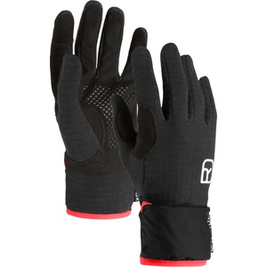 Ortovox Дамски ръкавици Ortovox Women's Fleece Grid Cover Glove - Black Raven (202-4834-0214)