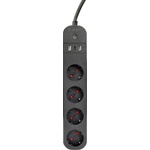 Gembird 4 Plug + 2 USB 1,5 m Switch (TSL-PS-S4U-01)