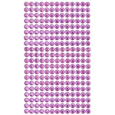 DP Craft Samolepící kamínky 6 mm 260 ks PINK