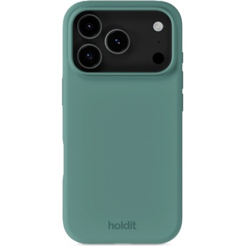 Holdit Гръб Holdit Silicone за iPhone 17 Pro Max - Moss Green