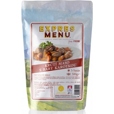 EXPRES MENU Morčacie mäso s baby karotkou 300g