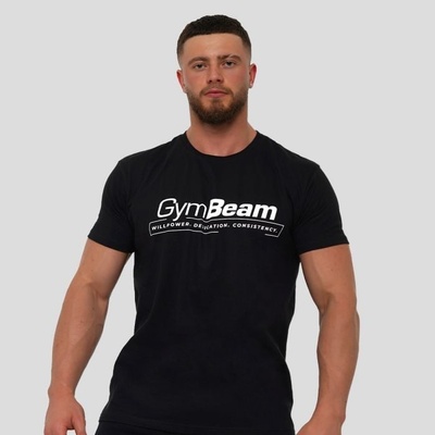 GymBeam tričko Willpower Black – Zboží Dáma