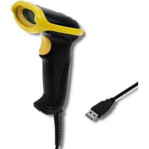 Qoltec Qoltec 50867 Баркод четец, лазерен, 1D, 2D, USB, черен (50867)