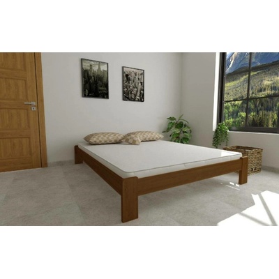 ComfortMatrace Aurora + rošt masiv borovice barva dub matrace Goltex 15cm