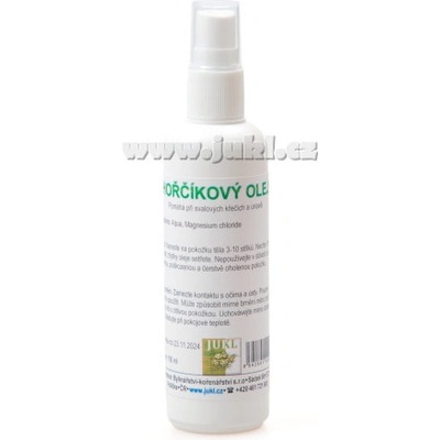 Jukl Hořčíkový olej 100 ml vhodný na svalové bolesti