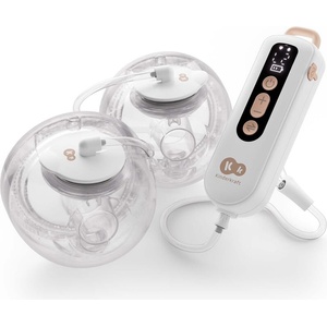 KinderKraft Двойна помпа за кърма Kinderkraft - Gentleflow, Golden (NEW024846) - baby