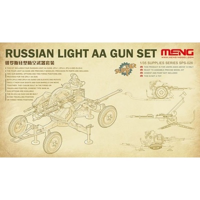 Meng Model Russian Light AA Gun Set 1:35