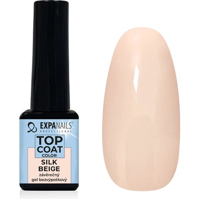 Expa nails expanails uv led gel top coat color silk beige 5 ml