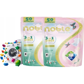 Noble 3v1 Kapsule na pranie Univerzálne 50 PD