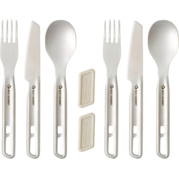 Sea to Summit Detour Stainless Steel Cutlery Set 6 Piece Цвят: сребърен