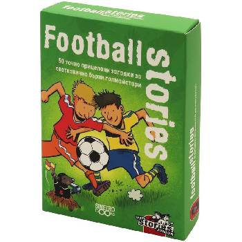 Simetro Books Настолна игра за двама Black Stories Junior: Football Stories - детска